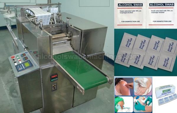 Automatic alcohol prep pad making machine » PPD2R-280